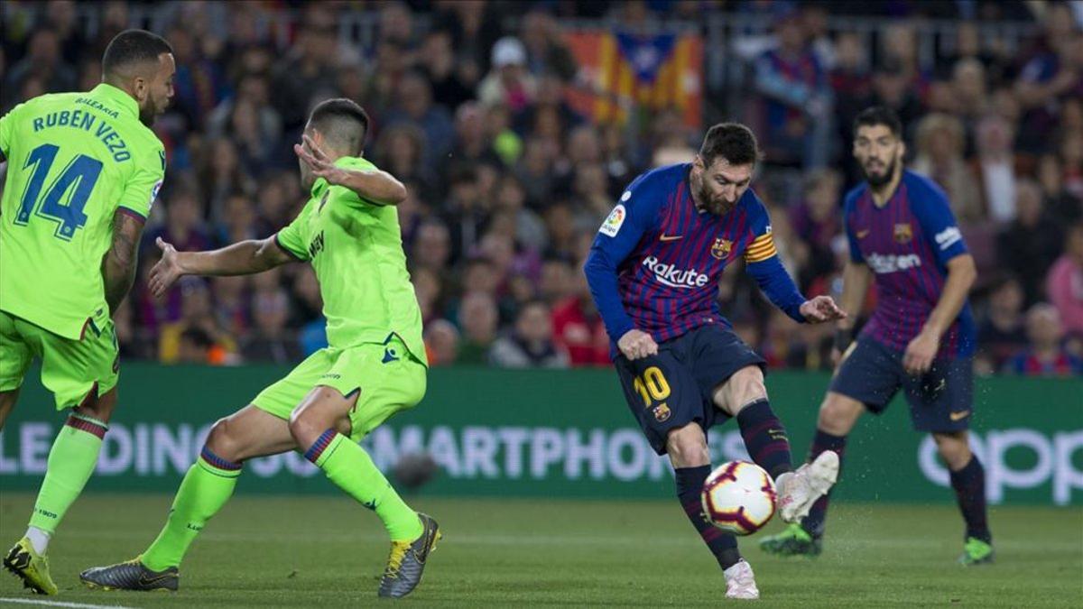 Messi rescató al Barça de la imprecisión saliendo desde el banquillo