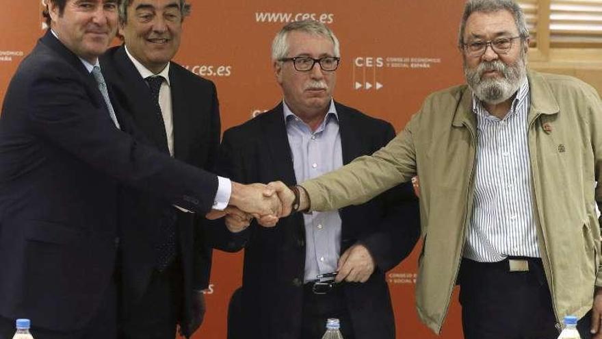 Firma del Acuerdo para la Negociación Colectiva 2015/2016.