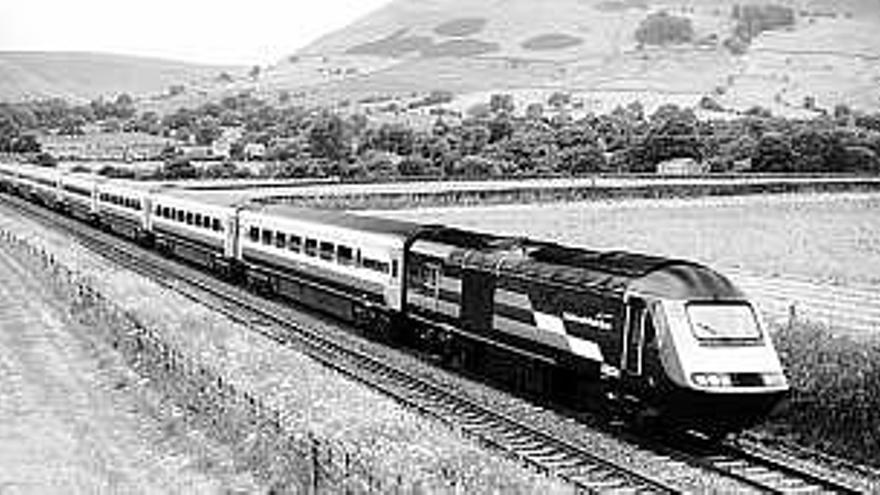 Una de las líneas de ferrocarril de National Express.