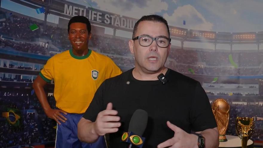 Un museo de cera en Brasil presenta una estatua de Pelé a una semana del Mundial