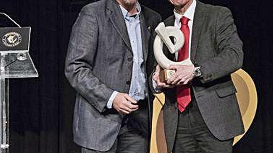 David Vila va lliurar a Pere Miró el Premi Riudor als valors de l&#039;esport