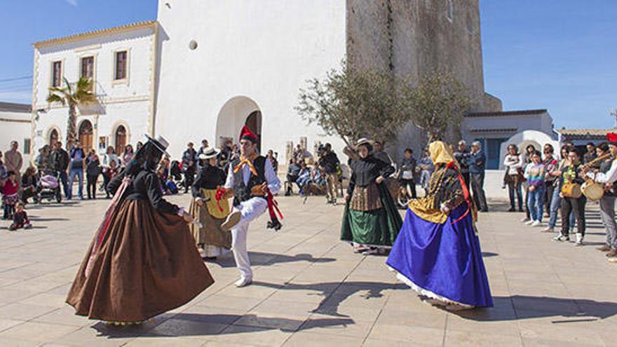 Actos del Dia de Balears en Formentera el año pasado.