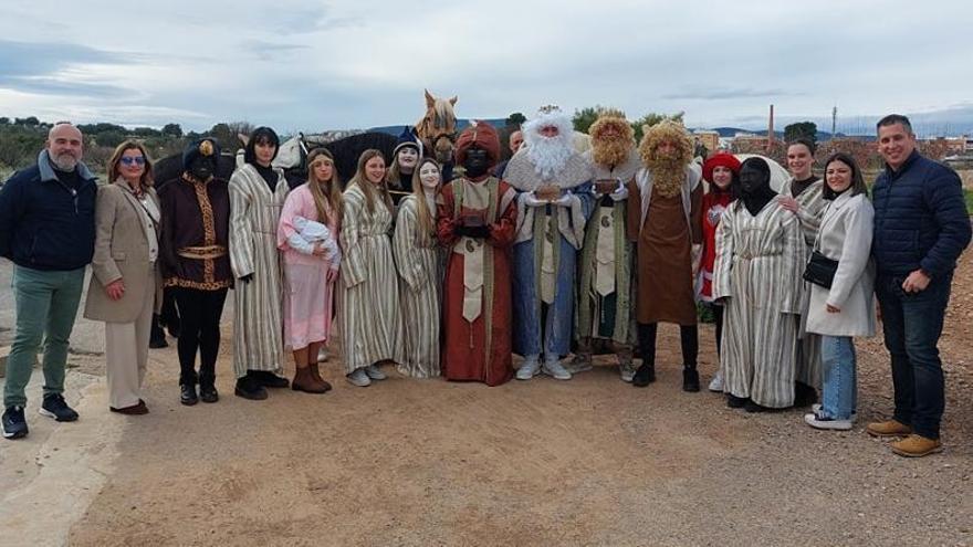 Imagen del año pasado de la cabalgata de Real, el único municipio que la celebra desde tiempo el mismo día 6 de enero.