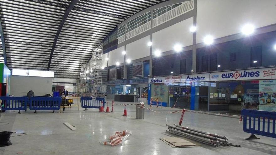 Obras de la Estación de Autobuses de València.