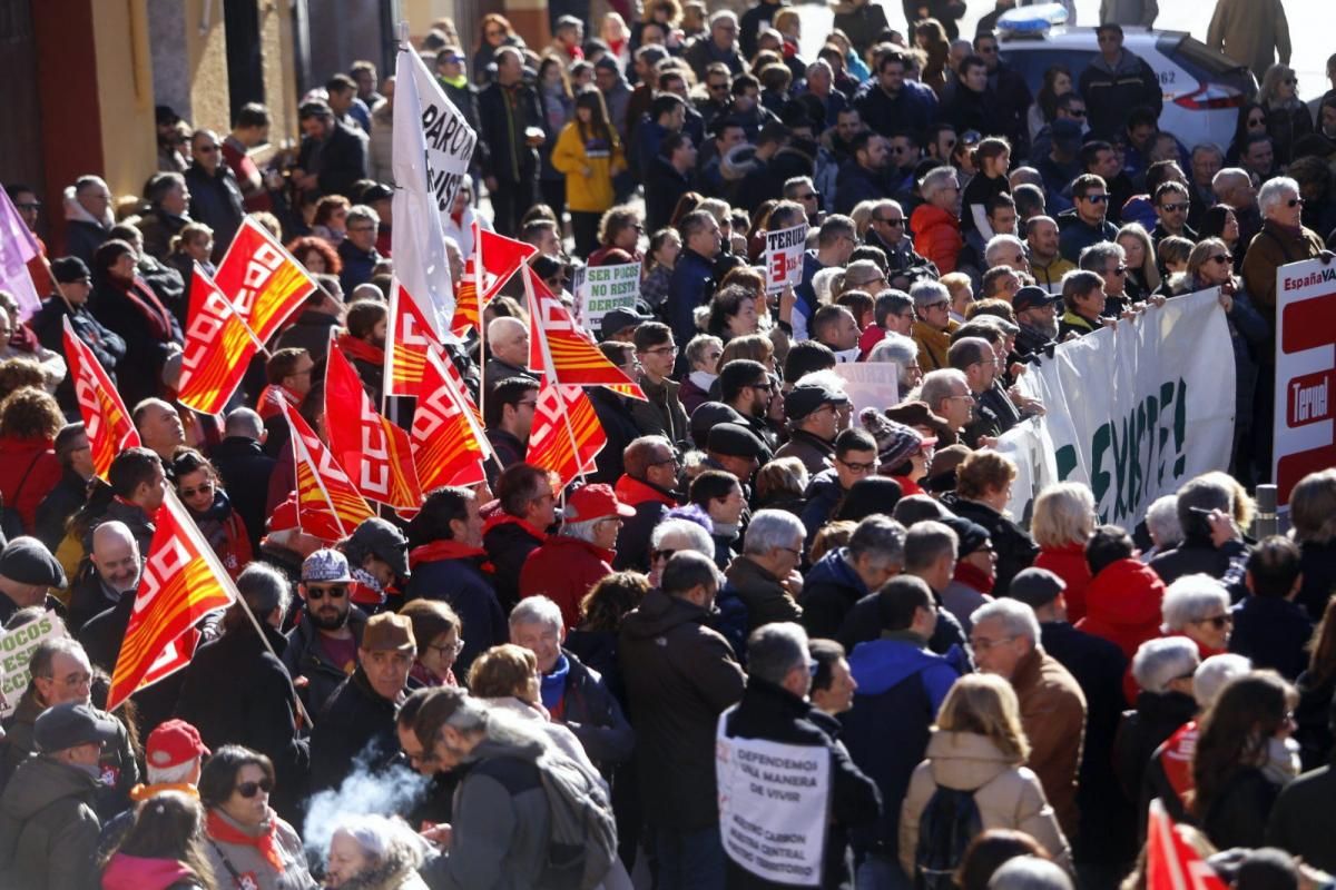 Manifestación en Andorra por una transición justa