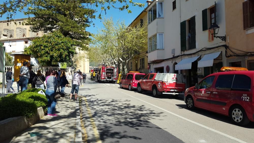 Dos heridos en una explosión en Esporles