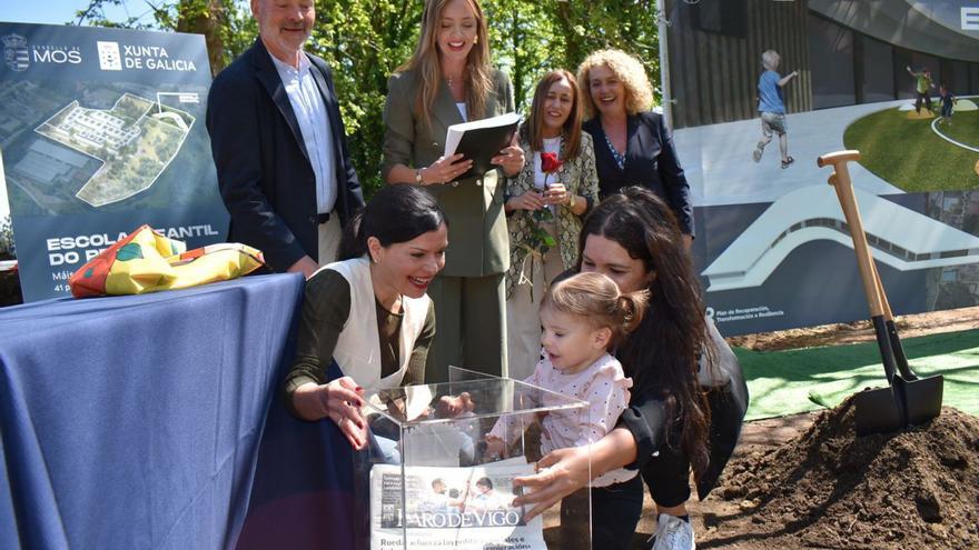 Arranca la construcción de la sexta escuela infantil de Mos en O Rebullón