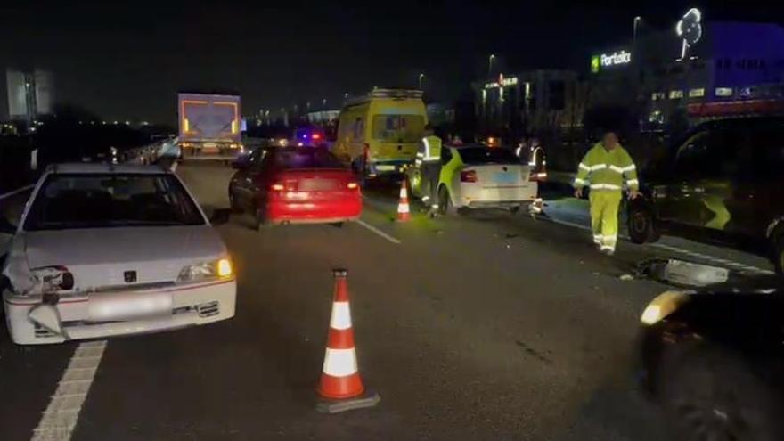 Muere un hombre en una colisión entre dos vehículos en la A-55 en Porriño