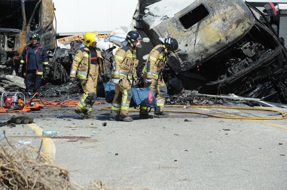 Las imágenes del accidente