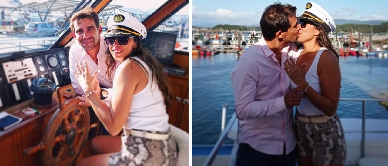 El grovense Francisco Domínguez (Fran) y la mexicana Karina Hinojosa, protagonistas de una historia de amor a bordo de un catamarán.