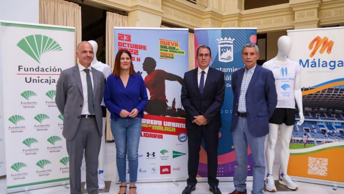 Presentación de la carrera urbana ‘Ciudad de Málaga’. | LA OPINIÓN