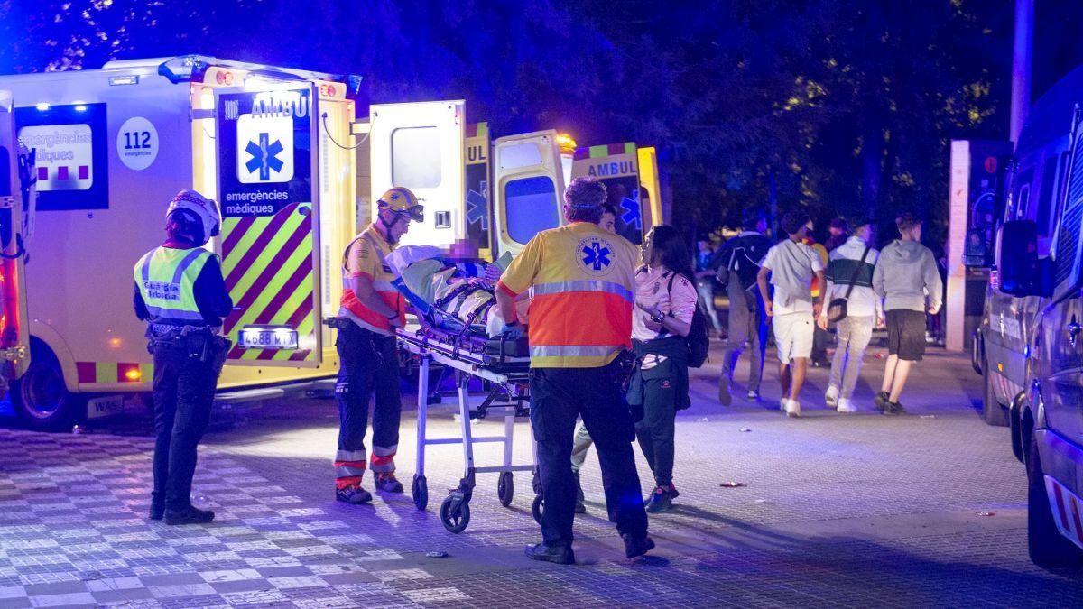 Atropello masivo en Cornellà antes de iniciarse el partido entre el Espanyol y el FC Barcelona