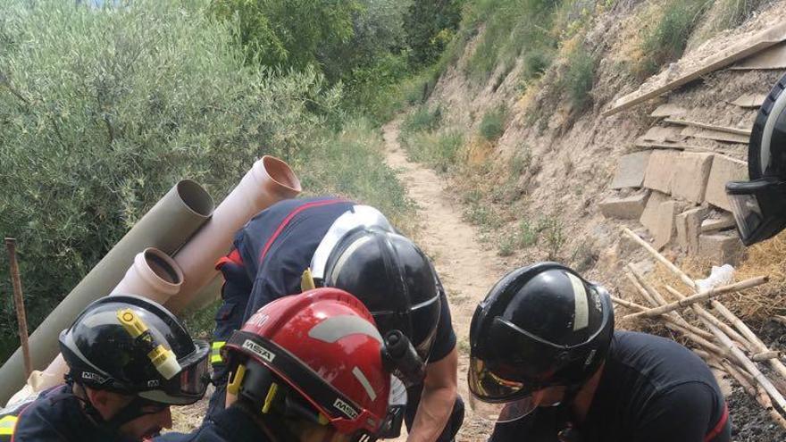 Rescatan a un hombre de 81 años en Cehegín