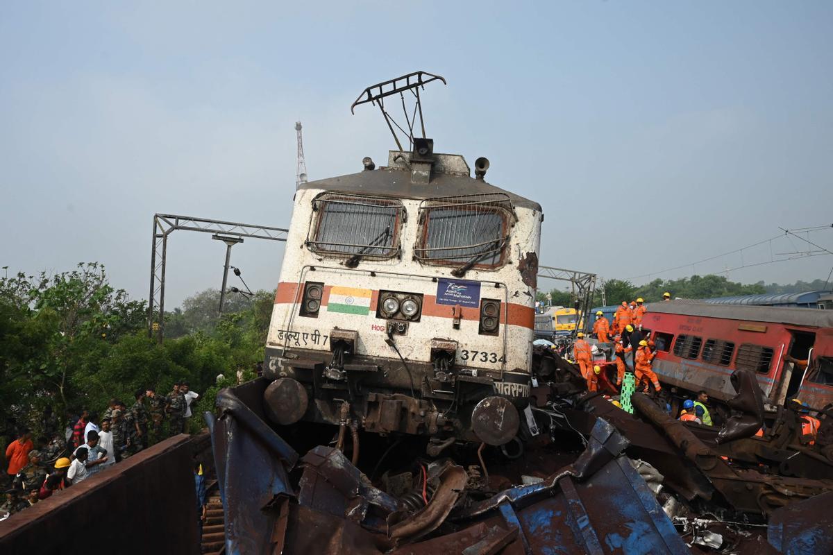 Accidente mortal de tren en la India