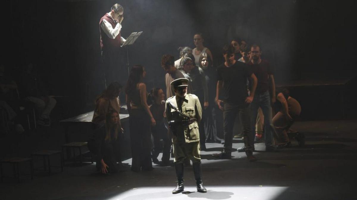 Antonio Durán "Morris", como Queipo de Llano, el jueves en "1936"