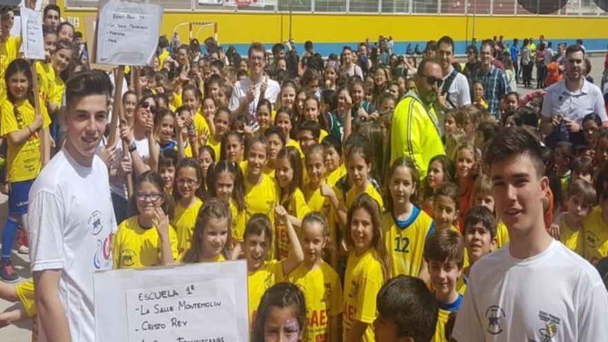 El baloncesto es un deporte con larga tradición en el centro educativo zaragozano.