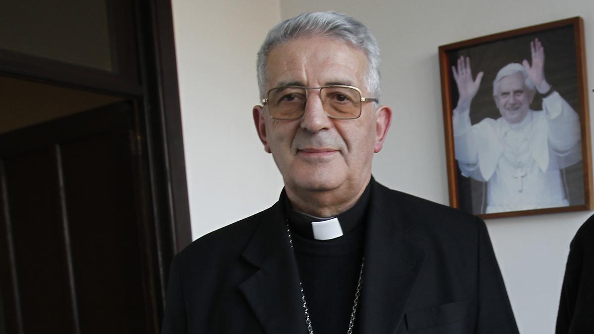 José Diéguez, en una imagen de 2010, cuando dejó la dirección de la diócesis de Tui-Vigo