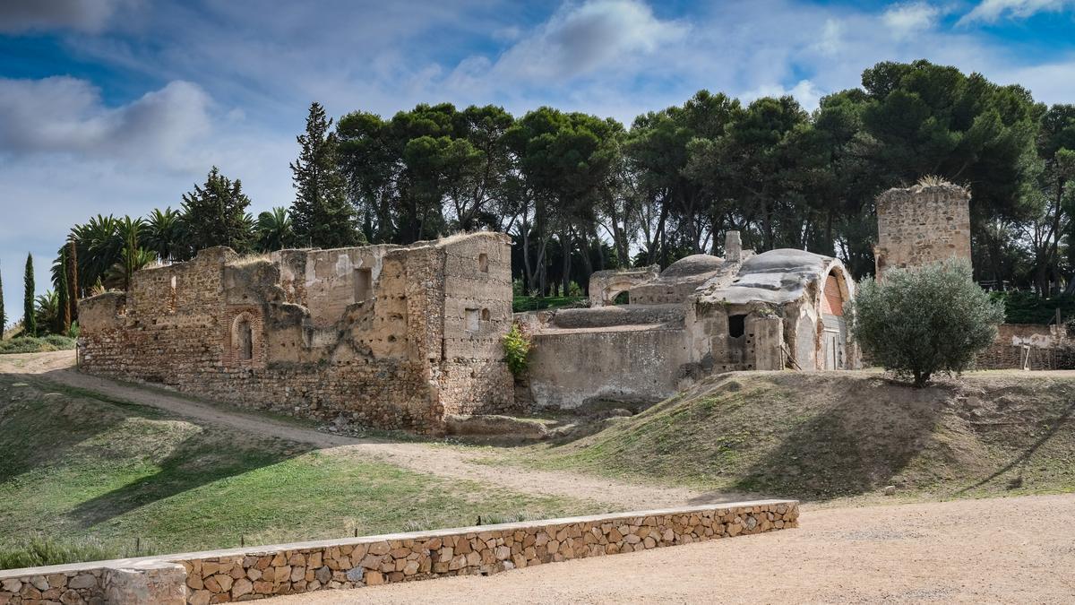 Restos de las ermitas de Nuestra Señora de la Consolación y del Rosario, en la alcazaba de Badajoz.