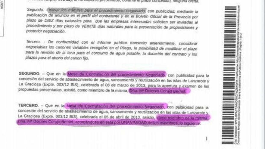 Corujo participó en la adjudicación del ciclo integral del agua a Canal Gestión | LP/DLP