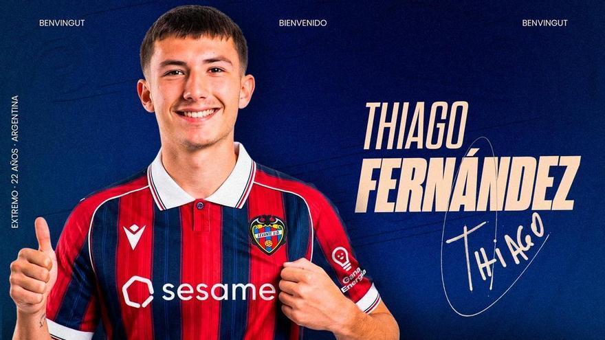 Oficial: Así ha anunciado el Levante UD el fichaje de Thiago Fernández