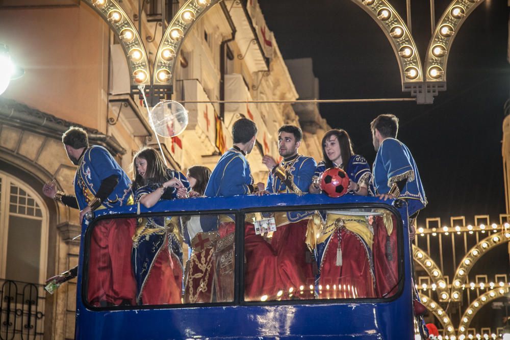 Animada Retreta en las Fiestas de Alcoy