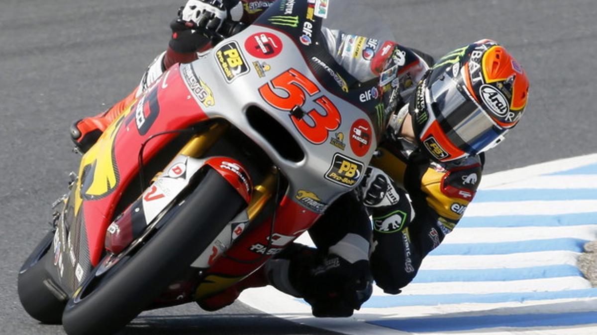 Rabat, en la sesión de entrenamientos de este viernes, en Motegi (Japón).