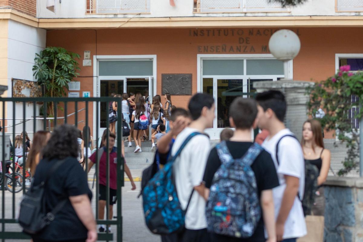 Imagen de archivo de un IES en la provincia de Alicante.