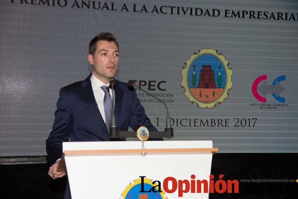 Gala premio a la Actividad empresarial en Cehegín