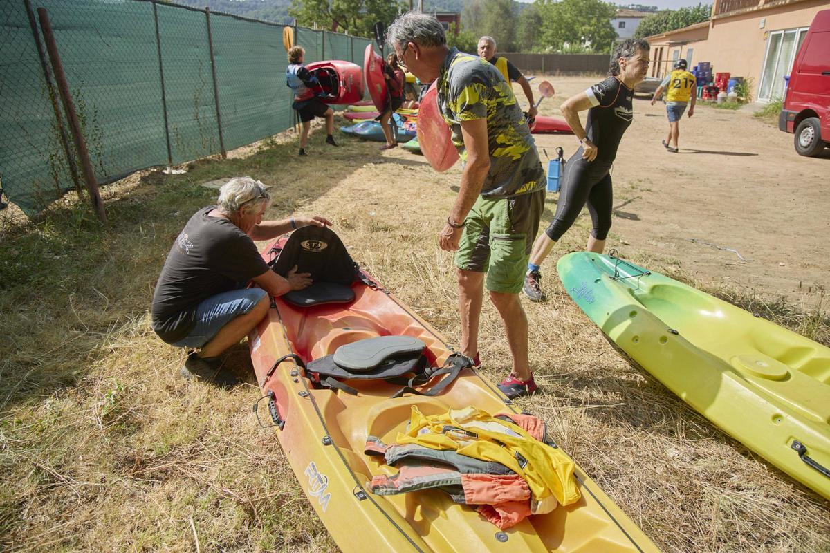 Les imatges del popular descens amb piragua pel Ter