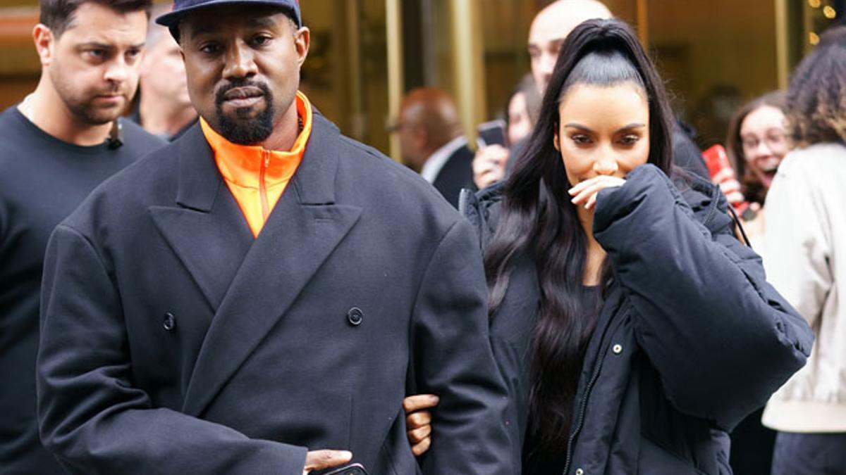 Kim Kardashian y Kanye West por las calles de Nueva York