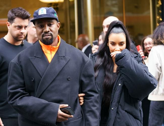 Kim Kardashian y Kanye West por las calles de Nueva York