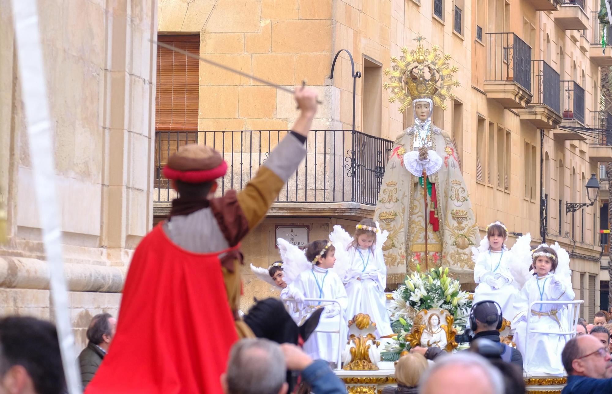 Así ha sido la procesión de la Festividad de la Venida de la Virgen en Elche