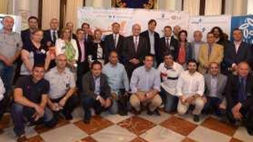 Imagen de la presentación, en el Ayuntamiento de Málaga.