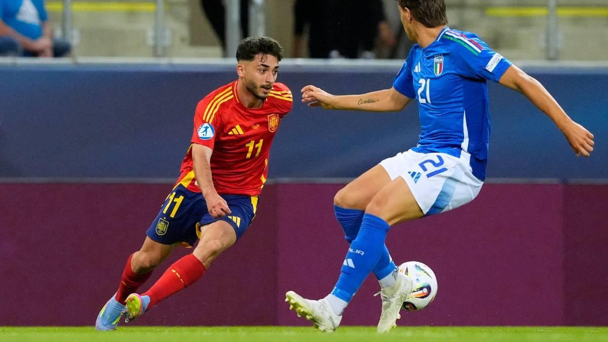 Raúl Moro fue uno de los más destacados en la selección sub'21