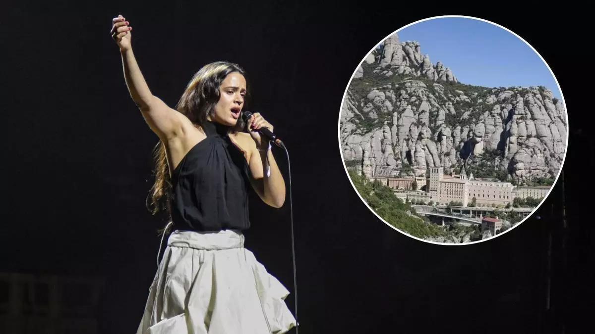 Rosalía durante el 'Lux Tour'