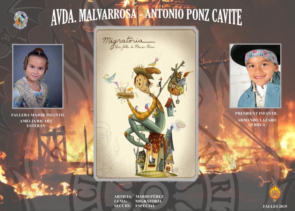 Conoce todos los proyectos de Fallas 2019 en el Marítimo