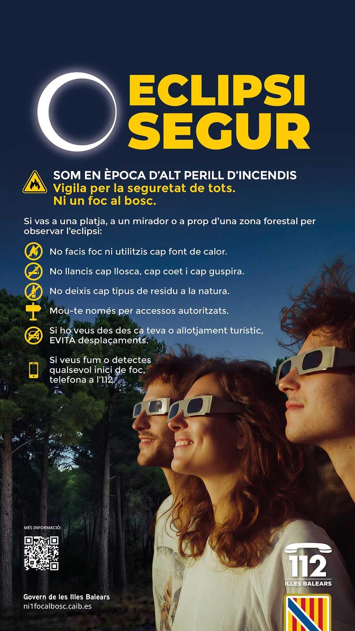 Ibiza se prepara para el eclipse con un plan especial contra incendios y fondeos sobre posidonia