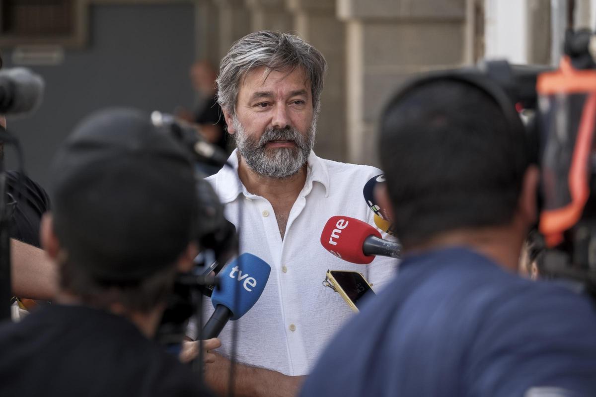 El arquitecto Sergio Portela, del despacho de arquitectura Portela International Arts &amp; Architects, en rueda de prensa.