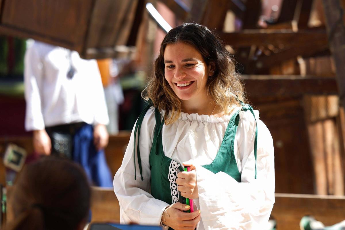 Así se divierten los niños en la Ibiza Medieval