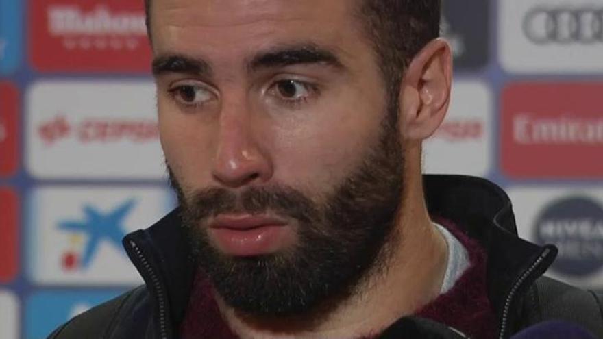 Carvajal: "Nos tenemos que ir a casa con la cabeza arriba"