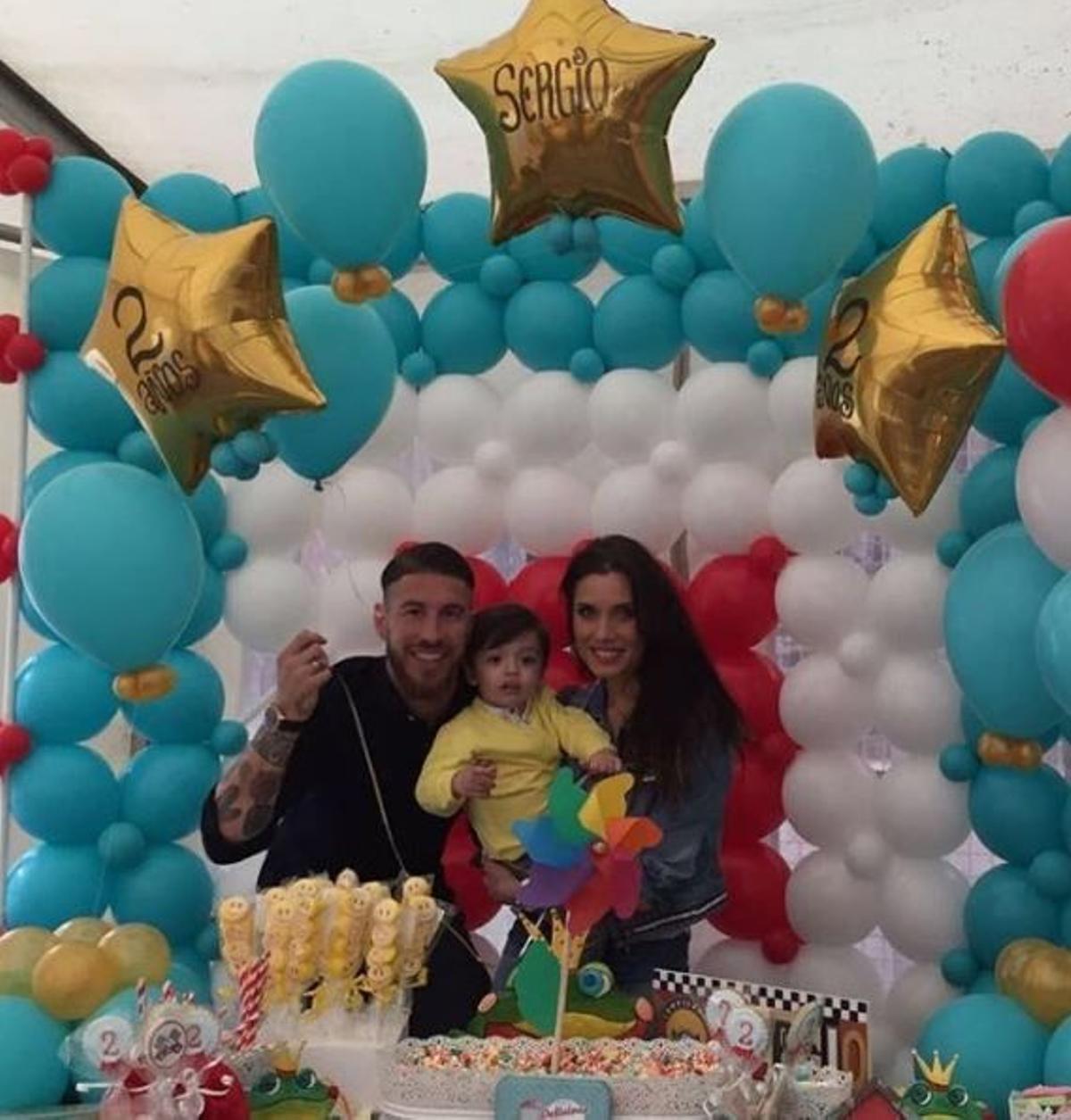 Sergio Ramos y Pilar Rubio celebran el cumpleaños de su hijo por todo lo alto