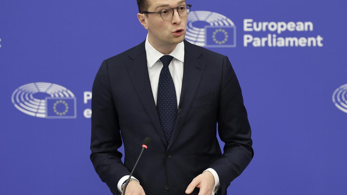 El presidente de Reagrupación Nacional y eurodiputado, Jordan Bardella.
