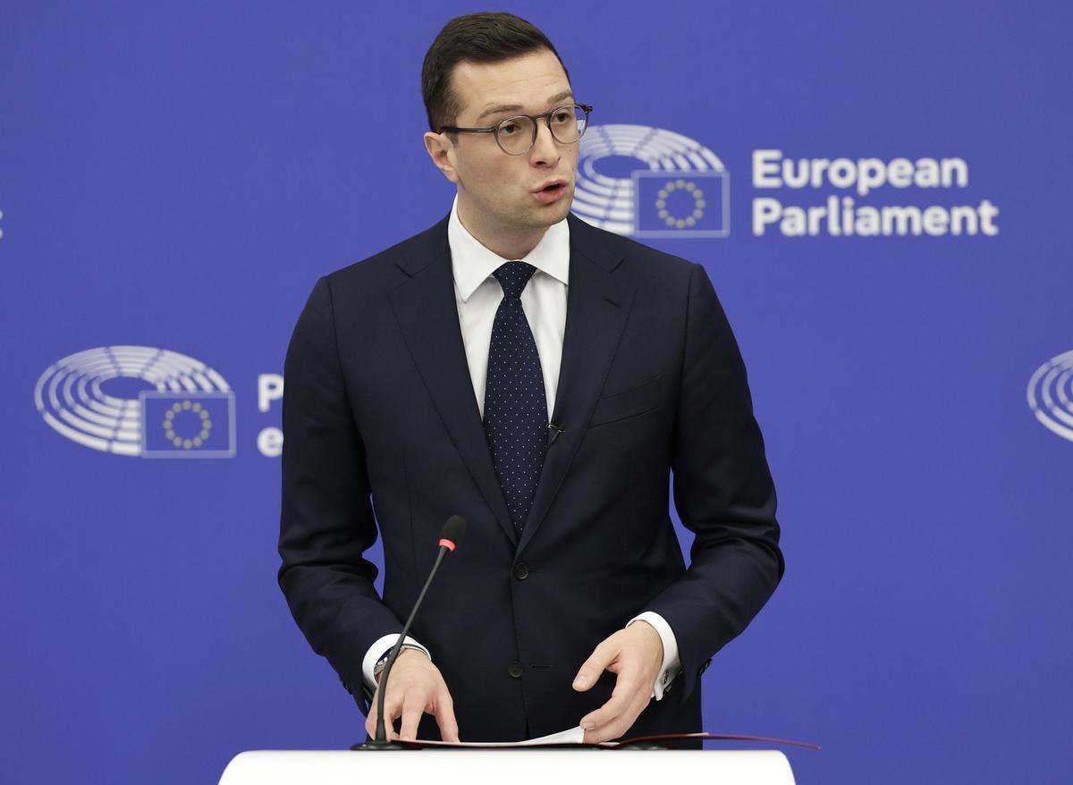 El presidente de Reagrupación Nacional y eurodiputado, Jordan Bardella.