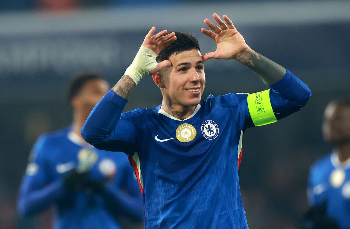 Enzo Fernández, protagonista ante el Barça