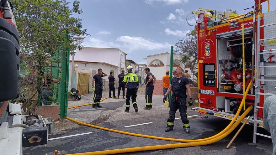 Incendio en el Club Camping Pasito Blanco