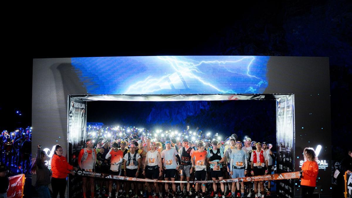Salida de una de las carreras de la Transvulcania 2026