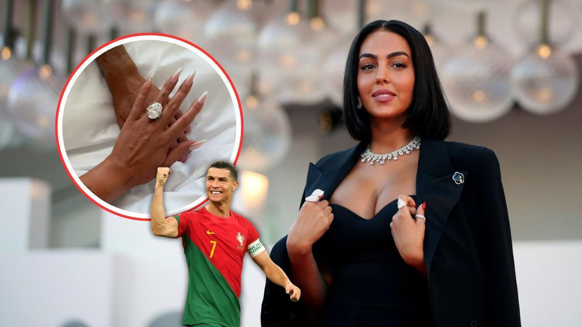 El espectacular anillo de compromiso de Georgina Rodríguez y CR7.