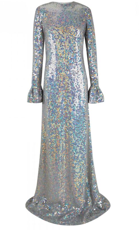 Vestido largo paillettes, The 2nd Skin Co