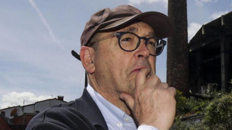 Patxi Mangado, en una de sus últimas visitas a la Fábrica de Gas.