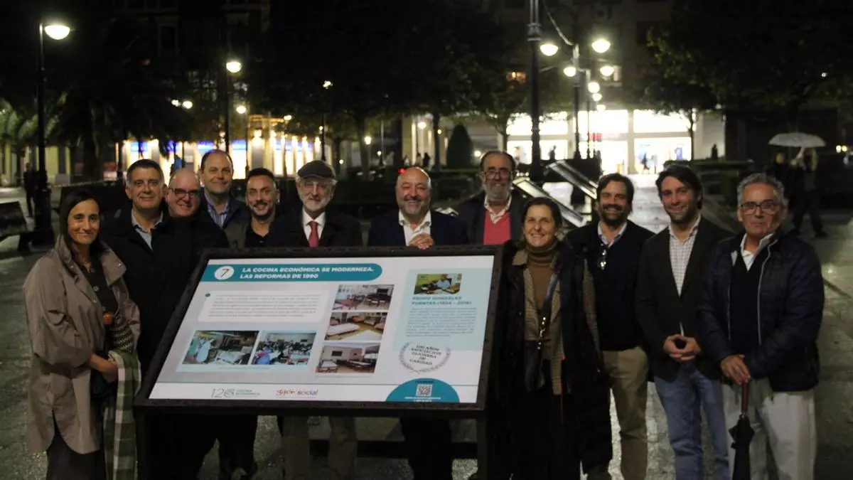 Los 120 años de la Cocina Económica de Gijón toman el paseo de Begoña: "un recorrido lleno de memoria y gratitud"